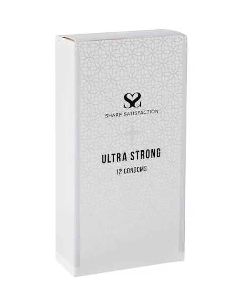 Share Satisfaction Ultra Strong Condoms - 12 Pack