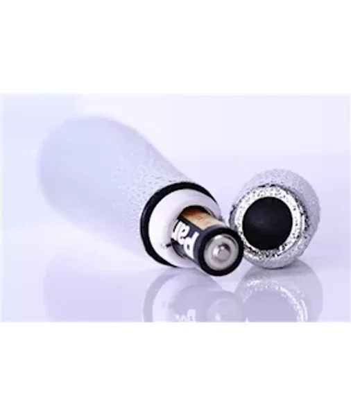 Rain Textured Bullet - Silver - 3 Inch — image 9 of 10