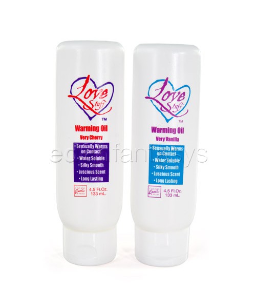 Love stuff warming massage oil