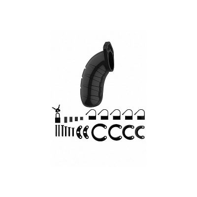 ManCage Model 04 Chastity 4 5 Cock Cage Black