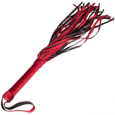 Bondara Red Velvet Flogger 21 Inch