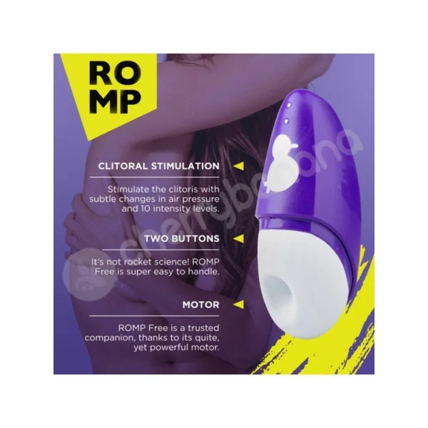 Romp Free Rechargeable Clitoral Suction Stimulator