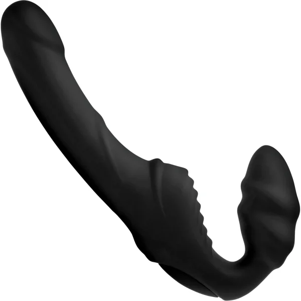 Pro Rider 9x Vibrating Silicone Strapless Strap-On Dildo w/ Remote Control