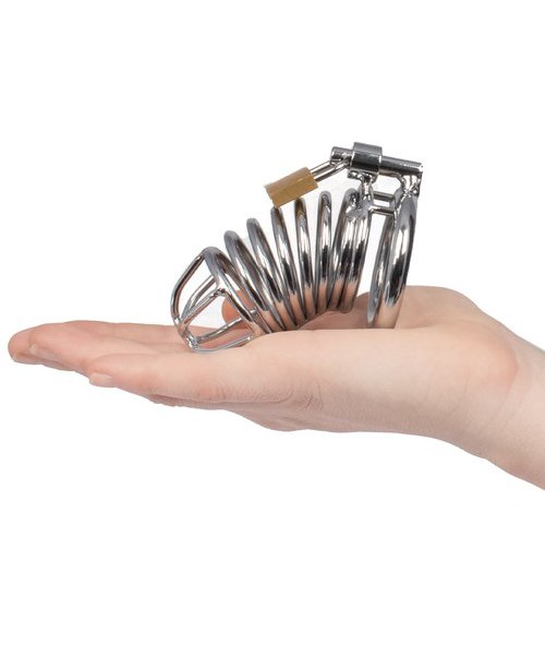 Bondara Cockscrew Stainless Steel Adjustable Chastity Cage — image 7 of 7