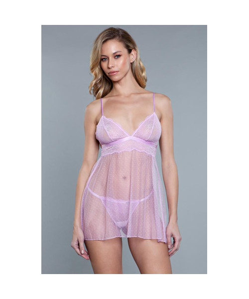 Hailey Babydoll Lavender - Small