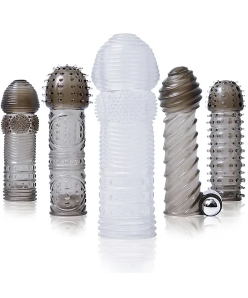 Kit Vibrating Penis Sleeve Kit Smoke/Clear — image 4 of 4