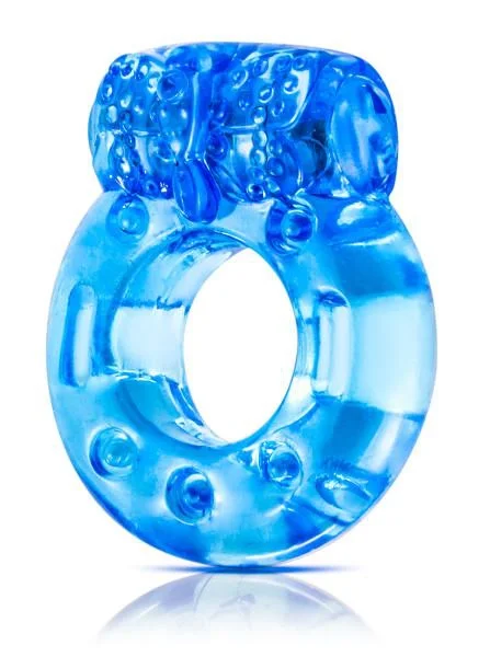 Reusable Vibrating C-Ring - Blue
