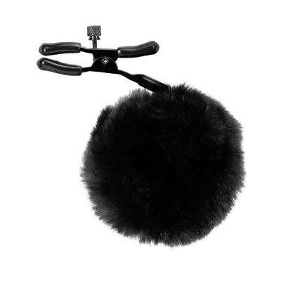 Noir Pom Adjustable Nipple Clamps Black