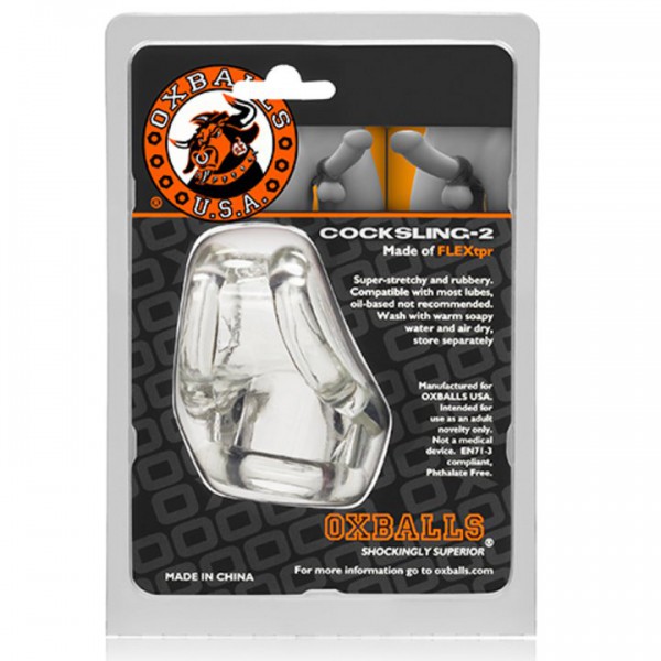 Oxballs X-STRETCH Clear Ball Stretching Cock Sling