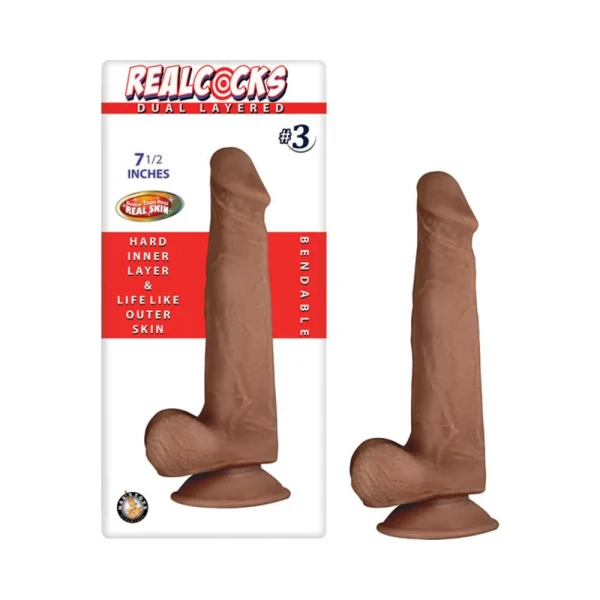 Real Cocks Dual Layered #3 7.5 inches Dildo — image 6 of 7