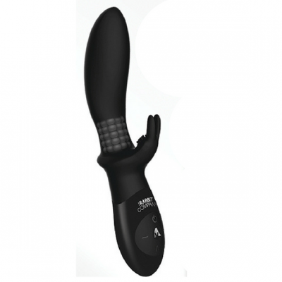 The Beaded Backdoor Rabbit Silicone Rechargeable Dual Vibrator