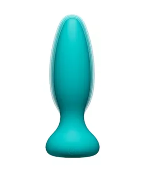 A-play Anal Vibe - Remote Controlled Beginner Plug - Teal - 4.75 Inch — image 4 of 4