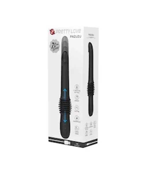 Pazuzu Thrusting Vibrator - 14.1 Inch - Black - 14.1 Inch — image 3 of 10