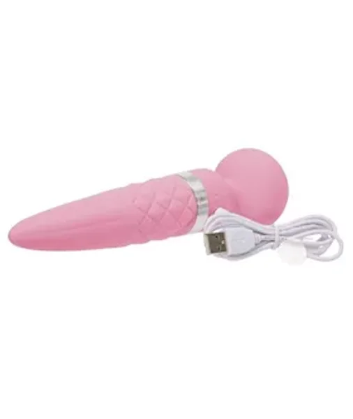 Sultry Dual Action Wand Vibrator - Pink — image 14 of 16