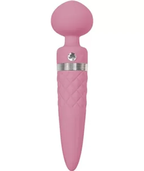 Sultry Dual Action Wand Vibrator - Pink — image 9 of 16