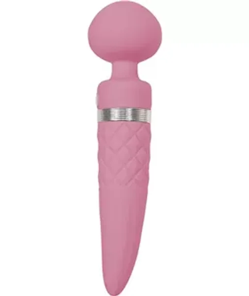 Sultry Dual Action Wand Vibrator - Pink — image 10 of 16
