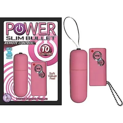 Power Slim Bullet Remote Control Pink