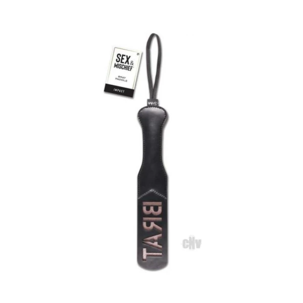 Whips & Paddles: Sportsheets Sex & Mischief Brat Paddle