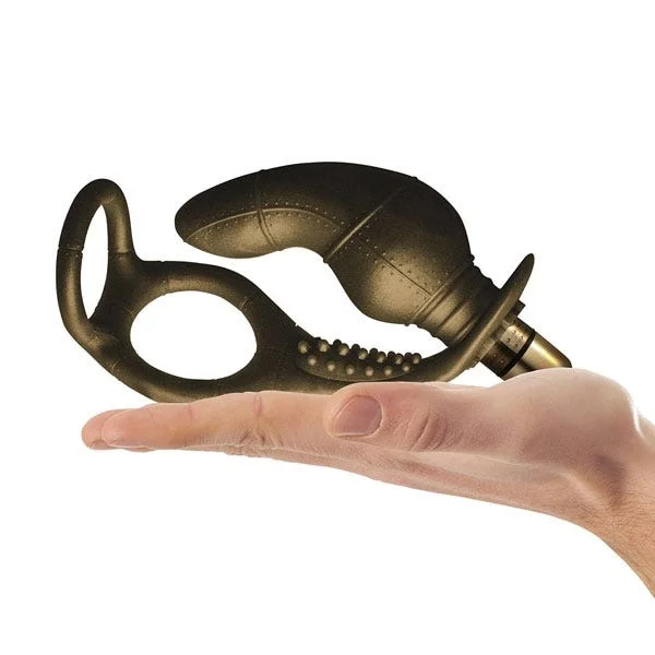 Dr Rocco’s Dauntless Cock Ring with Vibrating Butt Plug