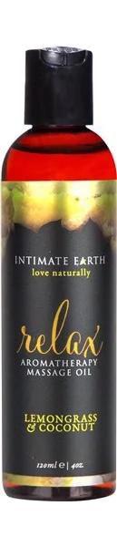 Intimate Earth - Relax Lemongrass & Coconut Massage Oil