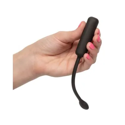 Petite Bullet Mini Vibrator With Wristband Remote Black