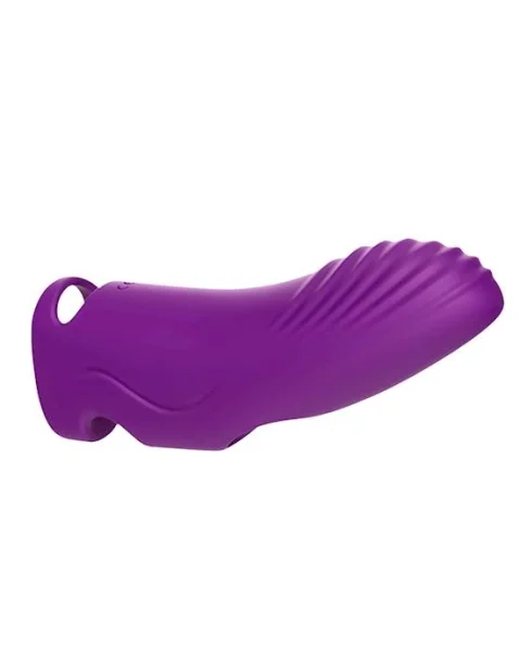 Aurora Finger Vibrator - Purple - 4.6 Inch