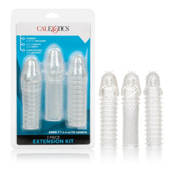 3 PIECE EXTENSION KIT - 1 IN. CLEAR