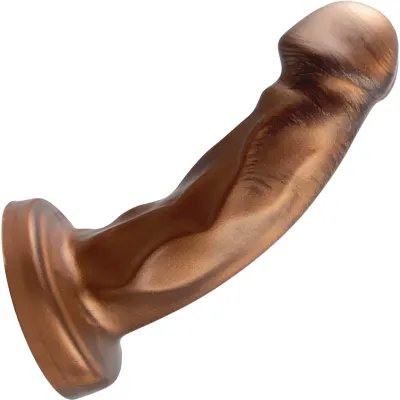 Splendid Dual Density Silicone Dildo By Uberrime Medium Toffee