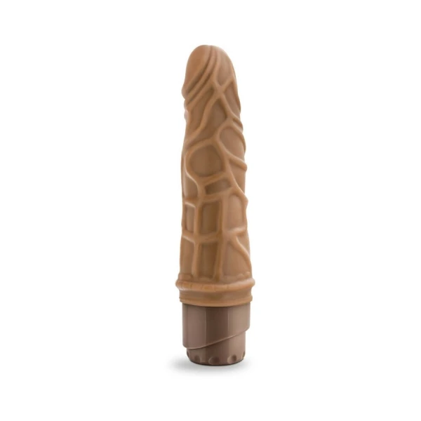 Dr. Skin - Cock Vibe - 7.25 Inch Vibrating Cock - Mocha — image 11 of 17