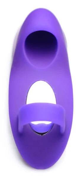 7x Finger Bang Her Pro Silicone Vibrator - Purple