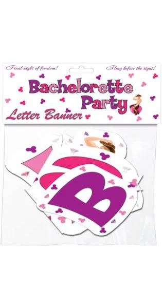 Bachelorette Party Letter Banner