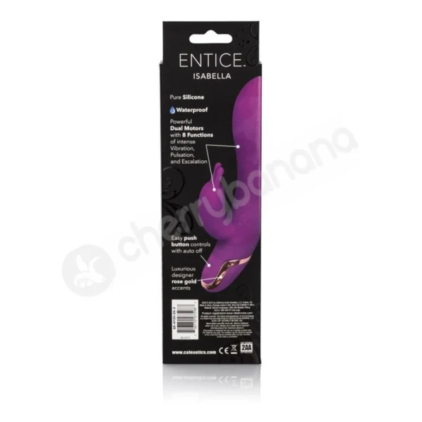 Entice Raspberry Isabella Vibrator