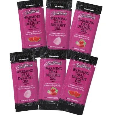 GoodHead Warming Head Oral Delight Gel 24oz 6 Pack Assorted