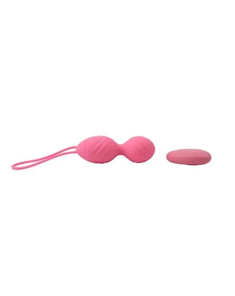 Ridged Vibrating Bullet - Pink
