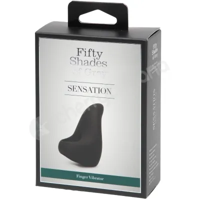 Fifty Shades Of Grey Sensation Rechargeable Black Finger Sleeve Vibrator