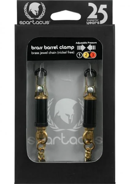 Deluxe Brass Nipple Clamps Gold