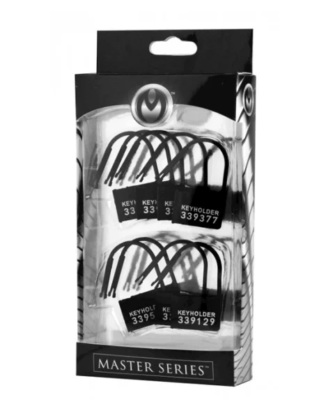 Keyholder 10 Pack Numbered Plastic Chastity Locks