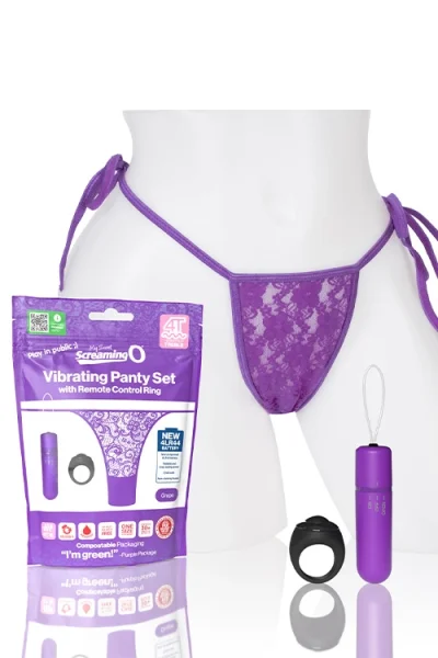 Screaming O My Secret 4T  - Panty Vibrator with Remote Control Ring