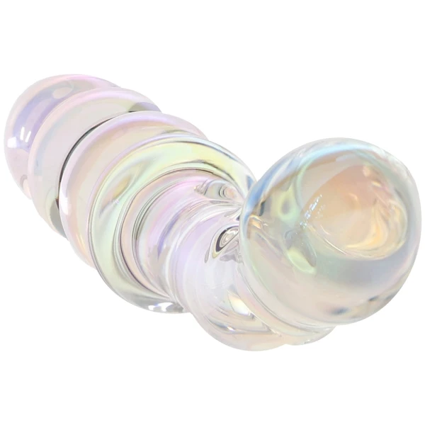 Playboy Pleasure Jewels Double G-Spot Glass Dildo