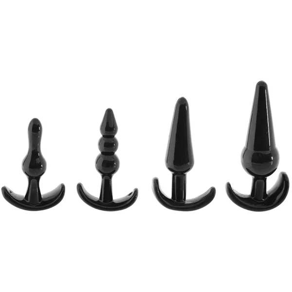 4 Piece Anal Plug Kit