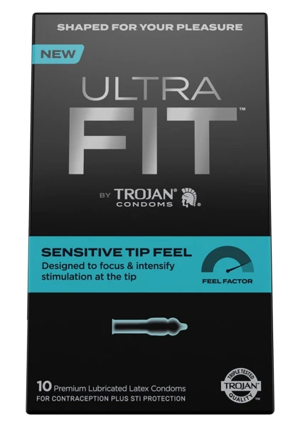 Trojan Ultra Fit Sensitive Tip Feel Condoms