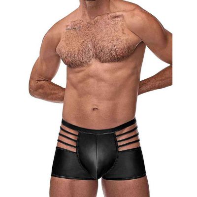 Male Power Wet Look Cage Boxer Shorts