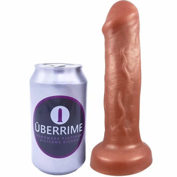 Supero Dual-Density Silicone Dildo By Uberrime - Caramel