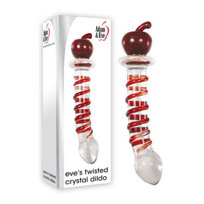 Twisted Crystal Glass Dildo