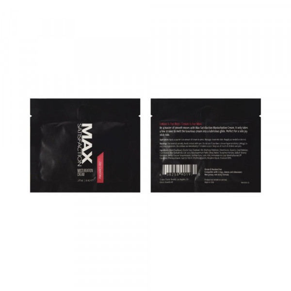 Max Satisfaction Masturbation Cream Foil 6 Ml