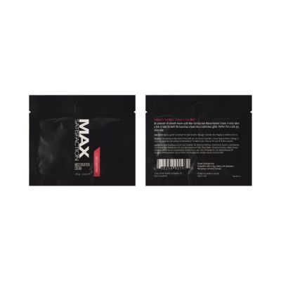 Max Satisfaction Masturbation Cream Foil 6 Ml