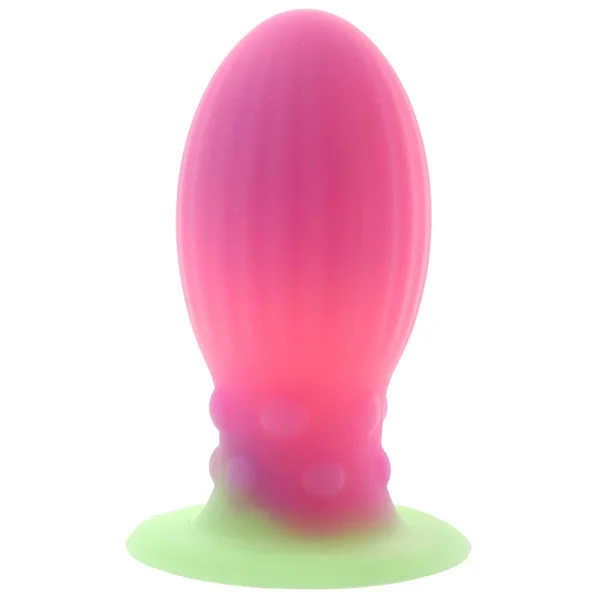 Xeno Egg Glow In The Dark Silicone Egg 6.9" Silicone Suction Cup Dildo By Creature Cocks - XL