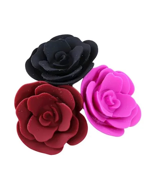Rose butt plug