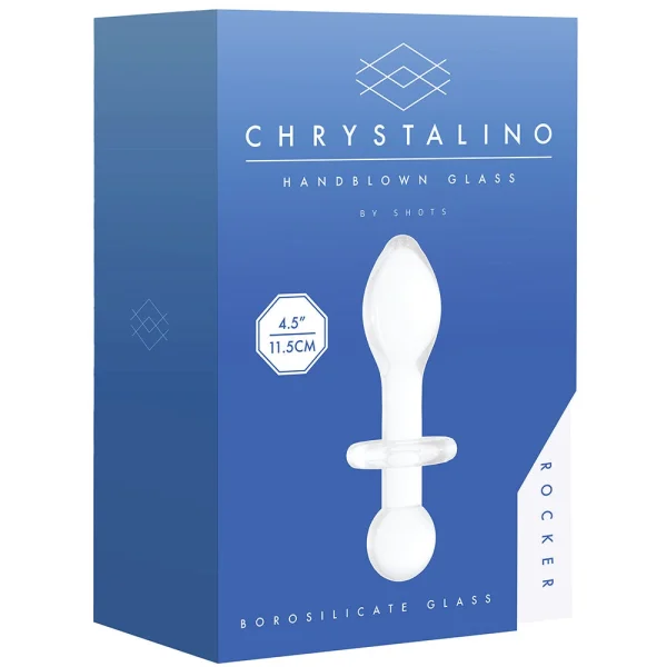 Chrystalino Rocker Glass Butt Plug — image 8 of 18