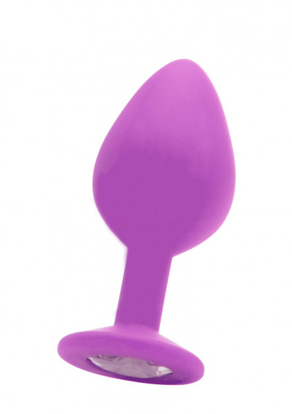 Large Diamond Butt Plug - Purple - Butt Plug Set